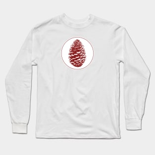 Pinecone - Red Long Sleeve T-Shirt